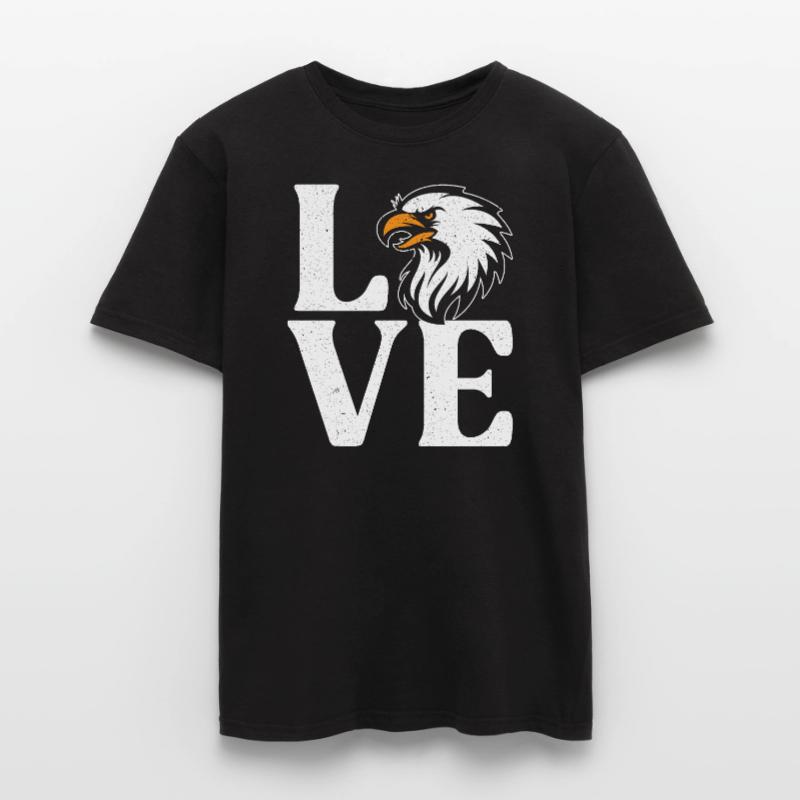 Bird Lover Animal Ornithology Eagle Whisperer Men's T-Shirt