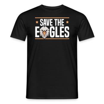 Vogelliebhaber Tier Ornithologie Adlerflüsterer - Männer T-Shirt - Schwarz - Vorne - AI Model Male 178 light (178cm)