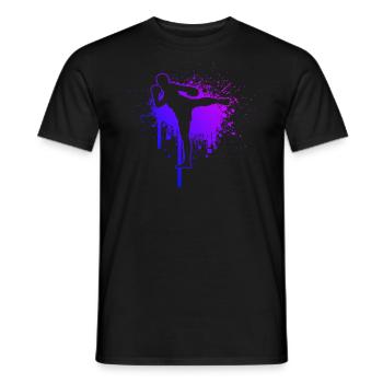 Boxe Thaï Boxe Thaï Muay Thaï Boxe Femmes - T-shirt homme - noir - Devant - AI Model Male 178 light (178cm)
