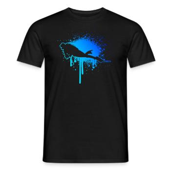 Scuba Taucher Free Dive Tauchen Scuba Tauchen - Männer T-Shirt - Schwarz - Vorne - AI Model Male 178 light (178cm)