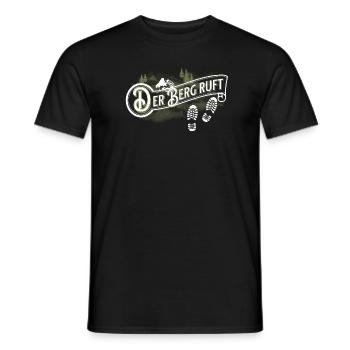 Der Berg ruft... - Männer T-Shirt - Schwarz - Vorne - AI Model Male 178 light (178cm)