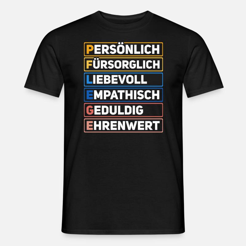 Pflege Definition - Männer T-Shirt - Schwarz