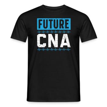 Zertifizierte Pflegehelferin Medical Future CNA - Männer T-Shirt - Schwarz - Vorne - AI Model Male 178 light (178cm)