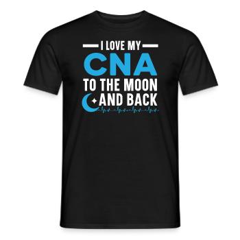 Zertifizierte Pflegehelferin CNA - Männer T-Shirt - Schwarz - Vorne - AI Model Male 178 light (178cm)