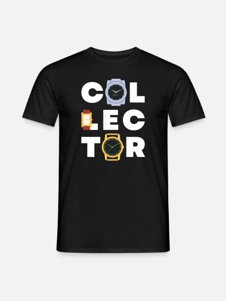 Armbanduhren Collector Luxusuhren Uhr - Männer T-Shirt - Schwarz