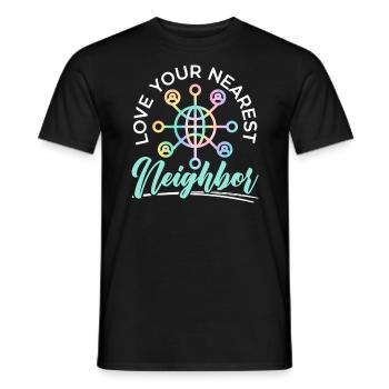 Aimez votre plus proche voisin Intelligence artificielle - T-shirt homme - noir - Devant - AI Model Male 178 light (178cm)