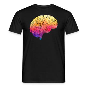 Deep Learning KI Künstliche Intelligenz Robotik - Männer T-Shirt - Schwarz - Vorne - AI Model Male 178 light (178cm)