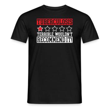 Tuberculosis Warrior Tuberculosis Awareness - Men's T-Shirt - black - Front - AI Model Male 178 light (178cm)
