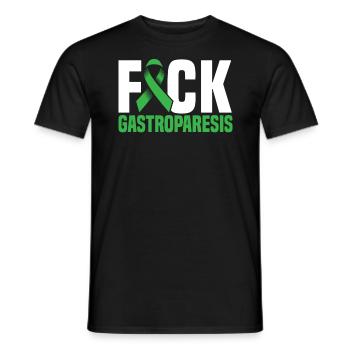 Gastroparesis Warrior Gastroparesis Awareness - Men's T-Shirt - black - Front - AI Model Male 178 light (178cm)