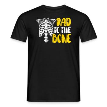 Rad To The Bone Rad Tech Radiologie-Radiologe - Männer T-Shirt - Schwarz - Vorne - AI Model Male 178 light (178cm)