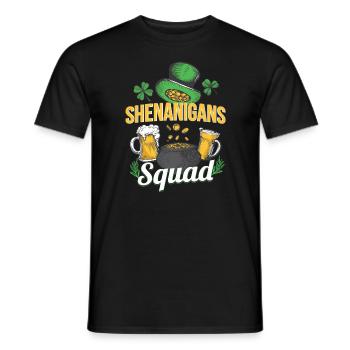 Shananigans Squad St Patricks Day Irland - Männer T-Shirt - Schwarz - Vorne - AI Model Male 178 light (178cm)