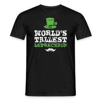 Le plus grand lutin Saint-Patrick - T-shirt homme - noir - Devant - AI Model Male 178 light (178cm)