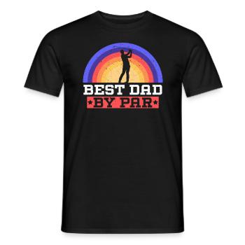 Meilleur papa par Fathers Day Papa Paternité Papa Papa Papa Papa - T-shirt homme - noir - Devant - AI Model Male 178 light (178cm)