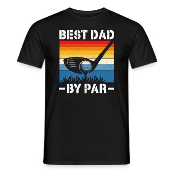 Meilleur papa par Fathers Day Papa Paternité Papa Papa Papa Papa - T-shirt homme - noir - Devant - AI Model Male 178 light (178cm)
