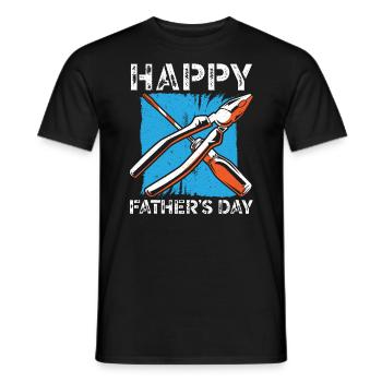 Vatertag Papa Bester Vater aller Zeiten Vaterschaft Papa - Männer T-Shirt - Schwarz - Vorne - AI Model Male 178 light (178cm)