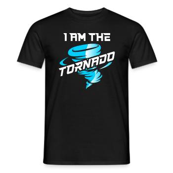 I Am The Tornado Wirbelsturm - Männer T-Shirt - Schwarz - Vorne - AI Model Male 178 light (178cm)