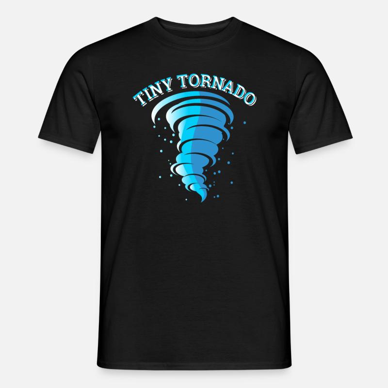 Piccolo uragano Tornado - T-shirt uomo - nero