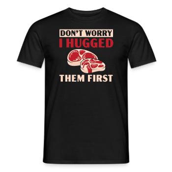 Boucher Dictons Boucherie Profession Boucherie Profession Boucherie Boucherie Boucherie Boucherie Profession Boucherie Boucherie - T-shirt homme - noir - Devant - AI Model Male 178 light (178cm)
