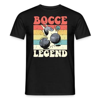 Bocce Legend Spruch Bocce Ball mit Jack Bocci - Männer T-Shirt - Schwarz - Vorne - AI Model Male 178 light (178cm)