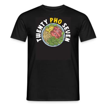 Twenty Pho Seven Vietnamesische Nudeln Asiatisches Essen - Männer T-Shirt - Schwarz - Vorne - AI Model Male 178 light (178cm)