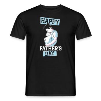 Vatertag Papa Bester Vater aller Zeiten Vaterschaft Papa - Männer T-Shirt - Schwarz - Vorne - AI Model Male 178 light (178cm)