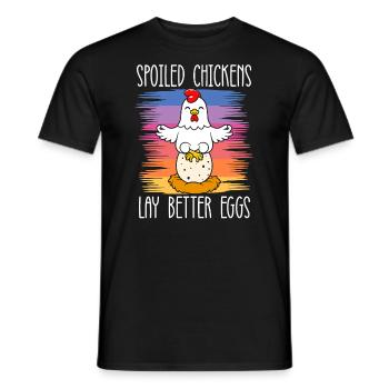 Éleveur de poulet Chuchoteur de poulet Animal de ferme - T-shirt homme - noir - Devant - AI Model Male 178 light (178cm)