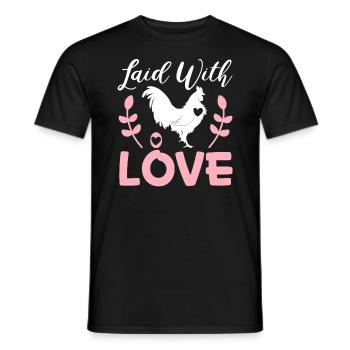 Éleveur de poulet Chuchoteur de poulet Animal de ferme - T-shirt homme - noir - Devant - AI Model Male 178 light (178cm)
