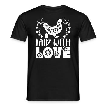Éleveur de poulet Chuchoteur de poulet Animal de ferme - T-shirt homme - noir - Devant - AI Model Male 178 light (178cm)