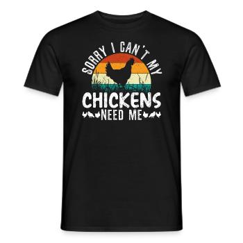 Éleveur de poulet Chuchoteur de poulet Animal de ferme - T-shirt homme - noir - Devant - AI Model Male 178 light (178cm)