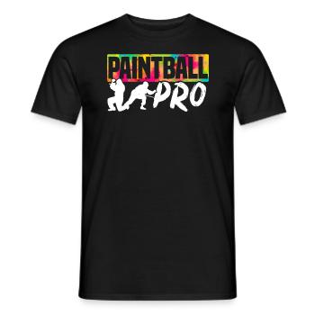 Paintball Paint Gun Paintball Spieler Paintballer - Männer T-Shirt - Schwarz - Vorne - AI Model Male 178 light (178cm)