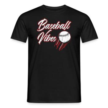 Baseball-Liebhaber Baseballspieler Baseballtrainer - Männer T-Shirt - Schwarz - Vorne - AI Model Male 178 light (178cm)