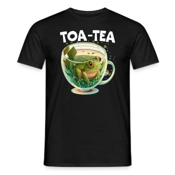 Cottagecore Champignon Esthétique Conservation de la nature - T-shirt homme - noir - Devant - AI Model Male 178 light (178cm)