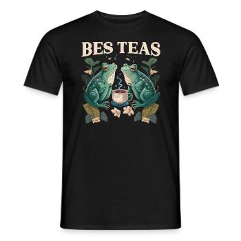 Cottagecore Champignon Esthétique Conservation de la nature - T-shirt homme - noir - Devant - AI Model Male 178 light (178cm)