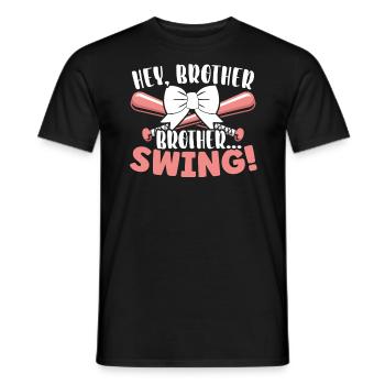 Baseball-Liebhaber Baseballspieler Baseball-Trainer - Männer T-Shirt - Schwarz - Vorne - AI Model Male 178 light (178cm)