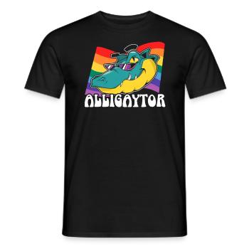 Gay Rights Rainbow Pride Month LGBTQ Gay Pride - Männer T-Shirt - Schwarz - Vorne - AI Model Male 178 light (178cm)