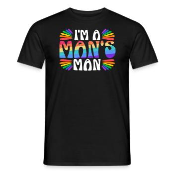 Gay Rights Rainbow Pride Month LGBTQ Gay Pride - Männer T-Shirt - Schwarz - Vorne - AI Model Male 178 light (178cm)