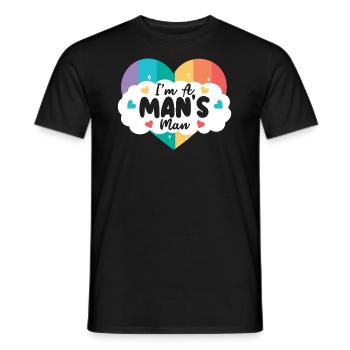 Gay Rights Rainbow Pride Month LGBTQ Gay Pride - Männer T-Shirt - Schwarz - Vorne - AI Model Male 178 light (178cm)