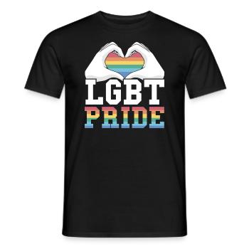Gay Rights Rainbow Pride Month LGBTQ Gay Pride - Männer T-Shirt - Schwarz - Vorne - AI Model Male 178 light (178cm)
