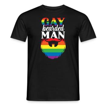 Gay Rights Rainbow Pride Month LGBTQ Gay Pride - Männer T-Shirt - Schwarz - Vorne - AI Model Male 178 light (178cm)
