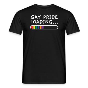 Gay Rights Rainbow Pride Month LGBTQ Pride Parade - Männer T-Shirt - Schwarz - Vorne - AI Model Male 178 light (178cm)
