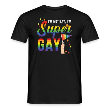 Gay Rights Rainbow Pride Month LGBTQ Pride Parade - Männer T-Shirt - Schwarz - Vorne - AI Model Male 178 light (178cm)