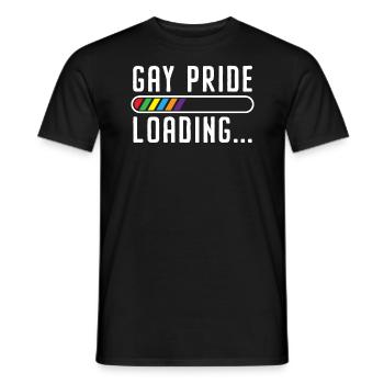 Gay Rights Rainbow Pride Month LGBTQ Pride Parade - Männer T-Shirt - Schwarz - Vorne - AI Model Male 178 light (178cm)