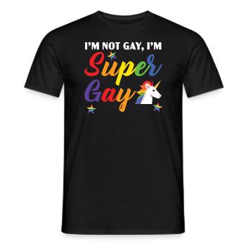 Gay Rights Rainbow Pride Month LGBTQ Pride Parade - Männer T-Shirt - Schwarz - Vorne - AI Model Male 178 light (178cm)