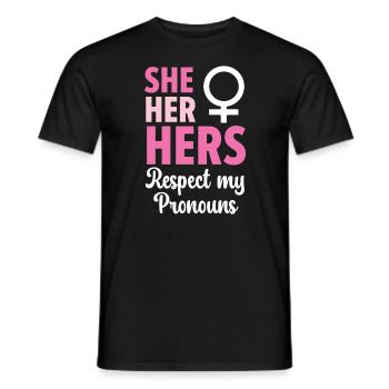 Gay Rights Rainbow Pride LGBTQ Gay Pride Parade - Männer T-Shirt - Schwarz - Vorne - AI Model Male 178 light (178cm)
