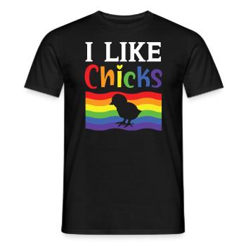 Gay Rights Rainbow Pride LGBTQ Gay Pride Parade - Men's T-Shirt - black - Front - AI Model Male 178 light (178cm)