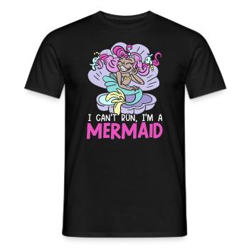 Meerjungfrau Squad Mythos Folklore Unterwasser Aquatisch - Männer T-Shirt - Schwarz - Vorne - AI Model Male 178 light (178cm)