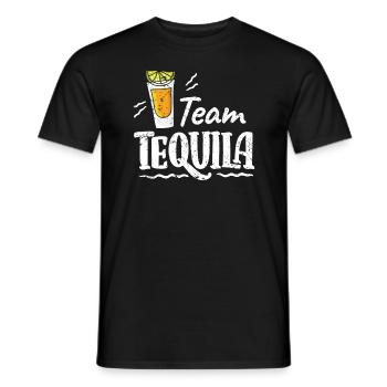 Team Tequila Alkohol Party - Männer T-Shirt - Schwarz - Vorne - AI Model Male 178 light (178cm)