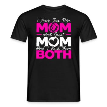 Mutterschaft Mama Beste Mama aller Zeiten Mama Muttertag - Männer T-Shirt - Schwarz - Vorne - AI Model Male 178 light (178cm)