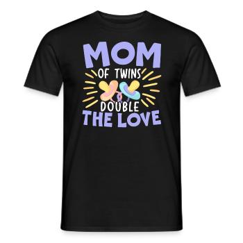 Maternité Maman Meilleure maman de tous les temps Mama Fête des mères - T-shirt homme - noir - Devant - AI Model Male 178 light (178cm)