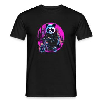 BMX Fahrradfahrer Fahrradliebhaber Radfahrer - Männer T-Shirt - Schwarz - Vorne - AI Model Male 178 light (178cm)